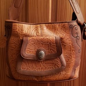 Leather bag. Hand made